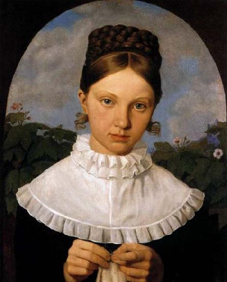 HESS, Heinrich Maria von Portrait of Fanny Gail oil painting image
